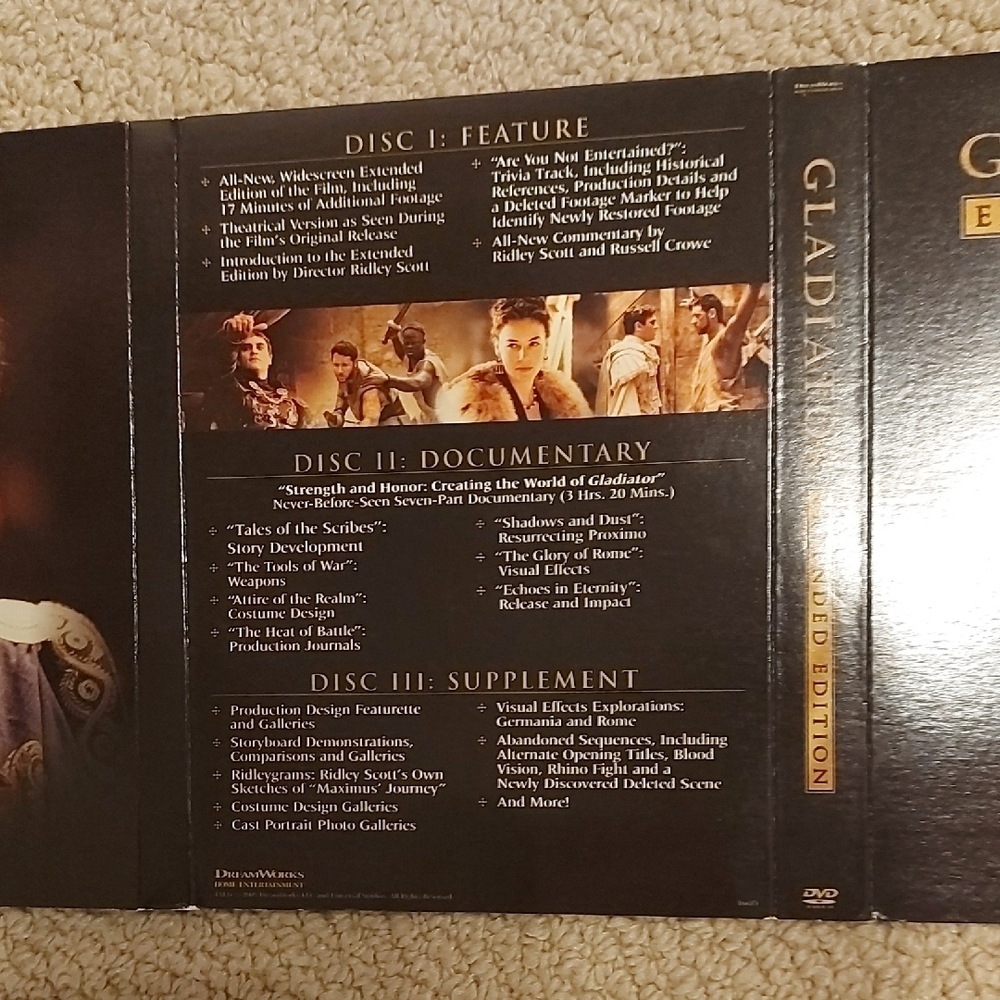 Gladiator Extended Edition DVD Box Set - Picture 5 of 6